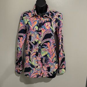 Ralph Lauren Colorful Paisley Button Down Shirt